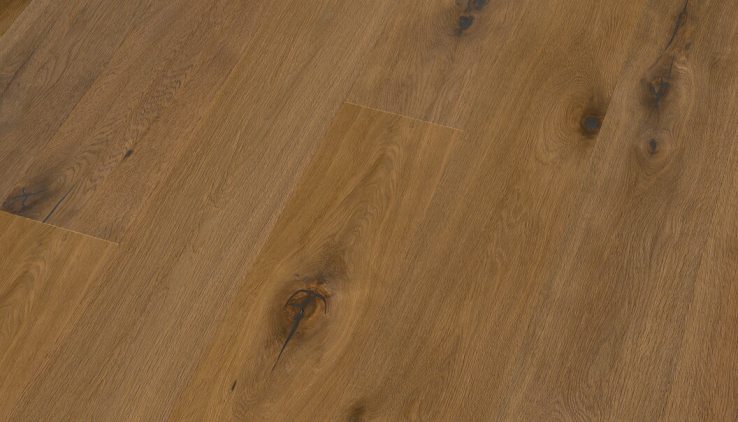 Preview: T&W - Boston - Eiche Astig gealtert gebürstet handgehobelt geräuchert geölt Rohoptikherausgearbeitete Aststrukturen - 2,87m²/VPE - 51LHNGCL15 EI57