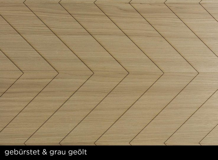 Mafi - EICHE Astrein Carving Chevron I - Diele 240mm Breite