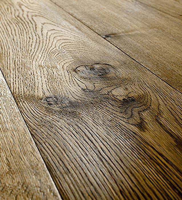 T&W - Boston 10mm - Eiche S astig, handgehobelt, geräuchert, geölt - 3,30m²/VPE - 52LHGCL10 EI30