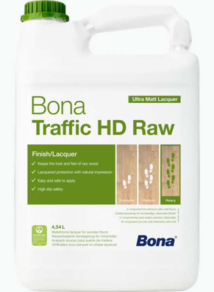 Bona - Traffic HD Raw inkl. Härter (ultramatt) - 4,95l